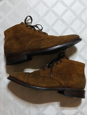 Thursday Boot Company Captain Brown Suede Boots Size 11.5 Men's